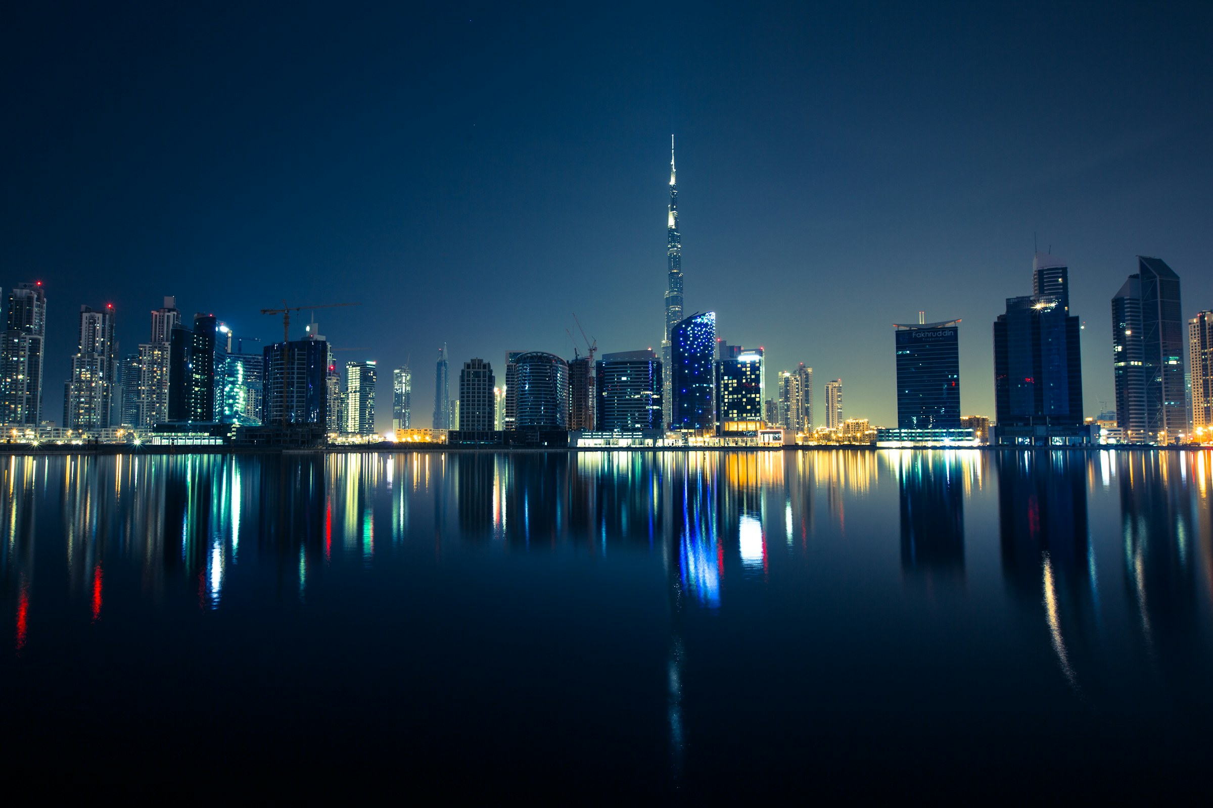 Dubai waterfront skyline